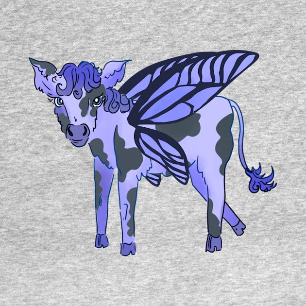 Butterfly blueberry cow by TheDoodlemancer